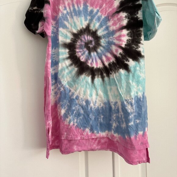 Tie Dye T-Shirt Dress - Picture 2 of 6